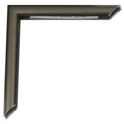 Alu-Bilderrahmen Pedro 90x120 cm | Florentiner Grau | Kunstglas (2 mm)