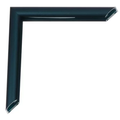 Alu-Bilderrahmen Pedro 90x120 cm | Florentiner Petrol | Kunstglas (2 mm)