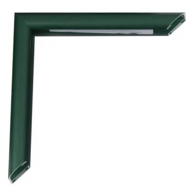 Alu-Bilderrahmen Pedro 90x120 cm | Florentiner Smaragd | Kunstglas (2 mm)