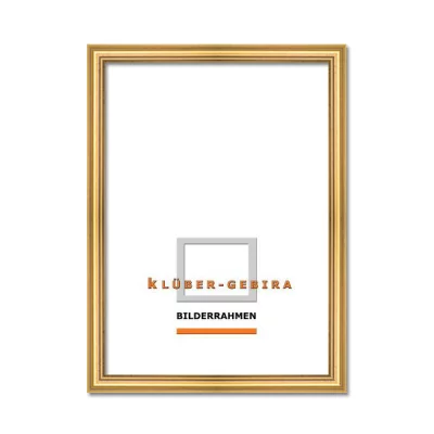 Rama drewniana Mostoles 20x30 cm | stare złoto | szkło standardowe (2 mm)