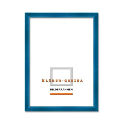 Holzrahmen Calvia 20x30 | Fernblau | Normalglas (2 mm)
