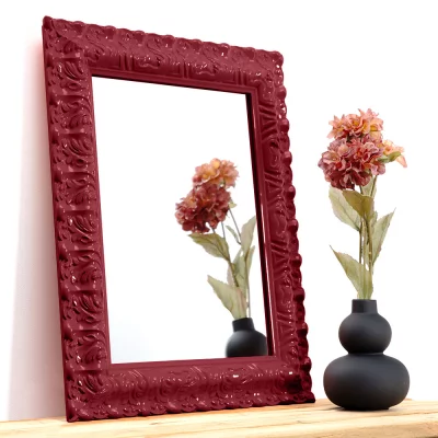 Vægspejl Salamanca Color 40x60 cm | Burgundy (019) | Spejl (2 mm)