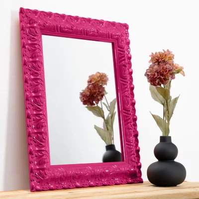 Vægspejl Salamanca Color 50x50 cm | Magenta (060) | Spejl (2 mm)