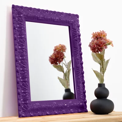 Vægspejl Salamanca Color 30x40 cm | Plum (069) | Spejl (2 mm)