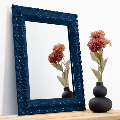 Vægspejl Salamanca Color efter mål Indigo (105) | Spejl (2 mm)