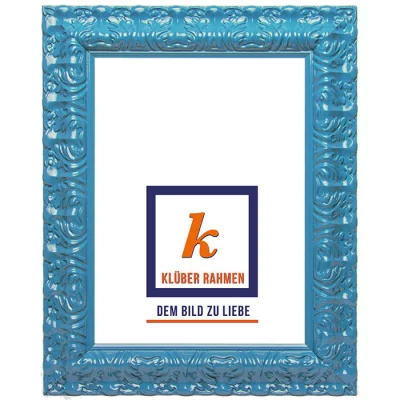 Barokkader Salamanca Color op maat blue | normaal glas (2 mm)