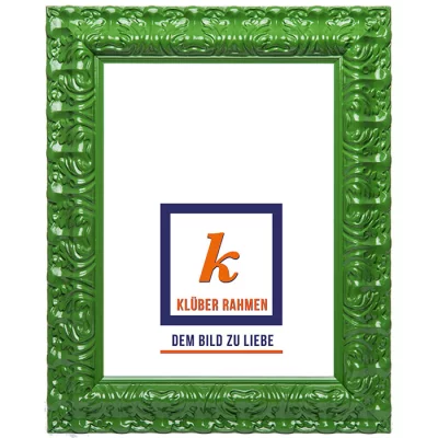 Barokkader Salamanca Color op maat forest green | normaal glas (2 mm)