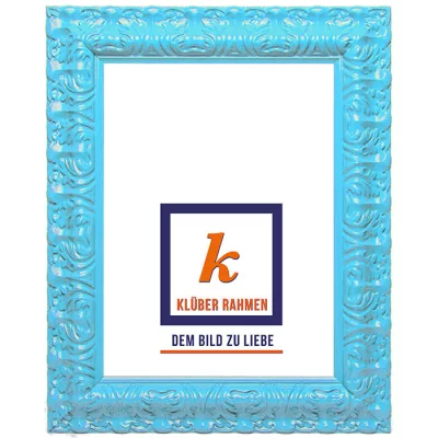 Barokkader Salamanca Color op maat Sky Blue | normaal glas (2 mm)