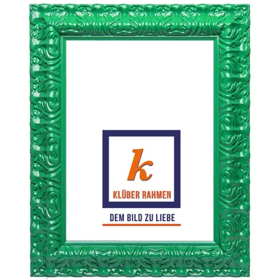Barokkader Salamanca Color 30x40 cm | smaragdgroen | normaal glas (2 mm)