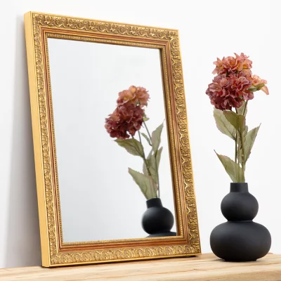 Vægspejl León 35x70 cm | Guld | Spejl (2 mm)