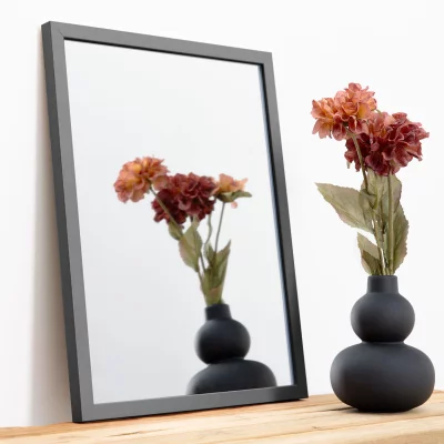 Vægspejl Prisma 20x30 cm | Lysegrå | Spejl (2 mm)