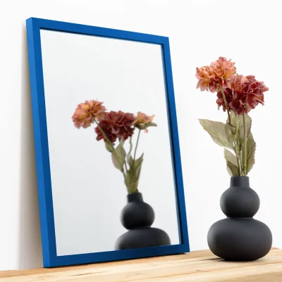 Vægspejl Prisma 20x30 cm | Mellemblå | Spejl (2 mm)