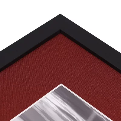 1,5 mm linnen passe-partout met uitsnede op maat 20x20 cm | Red