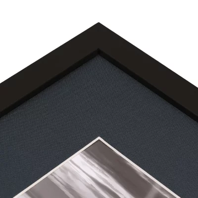 1,5 mm linnen passe-partout met uitsnede op maat 20x20 cm | Slate