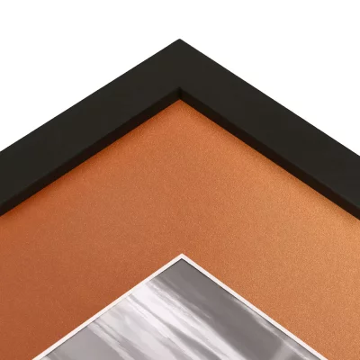 1,3 mm passe-partout in edelmetaallook met uitsnede op maat 20x30 cm | Copper