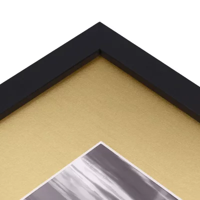 1,3 mm passe-partout in edelmetaallook met uitsnede op maat 20x30 cm | Textured Gold