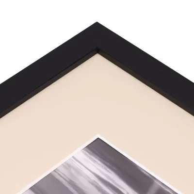 1,3 mm structuurpapier passe-partout met uitsnede op maat 20x30 cm | Almond