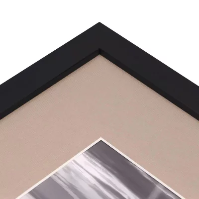 1,3 mm structuurpapier passe-partout met uitsnede op maat 20x30 cm | Blush