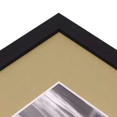 1,3 mm structuurpapier passe-partout met uitsnede op maat 20x30 cm | Oak