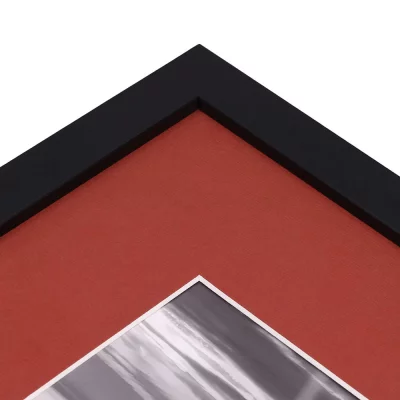 1,3 mm structuurpapier passe-partout met uitsnede op maat 20x30 cm | Ruby