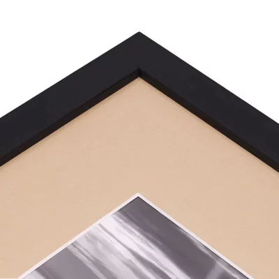 1,3 mm structuurpapier passe-partout met uitsnede op maat 20x30 cm | zand