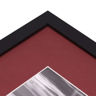 1,3 mm structuurpapier passe-partout met uitsnede op maat 20x30 cm | Wine