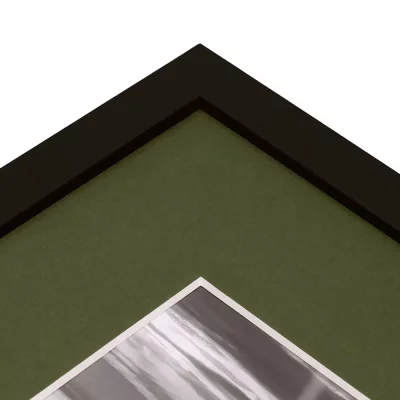 Passepartout 2,1 mm in carta strutturata con ritaglio personalizzato 20x30 cm | foresta
