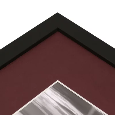 Passepartout 2,1 mm in carta strutturata con ritaglio personalizzato 20x30 cm | Mahogany