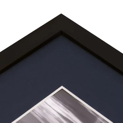 Passepartout 2,1 mm in carta strutturata con ritaglio personalizzato 20x30 cm | Midnight