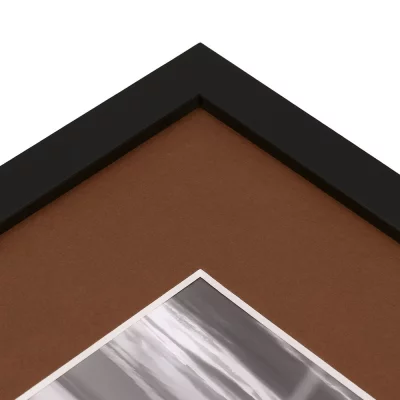 Passepartout 2,1 mm in carta strutturata con ritaglio personalizzato 20x30 cm | noce
