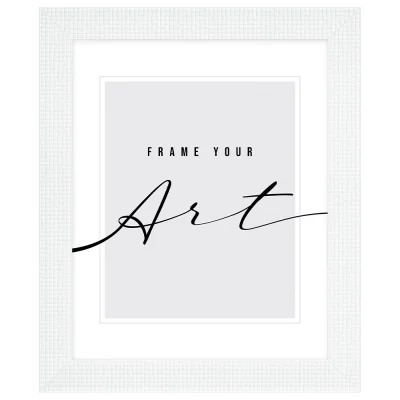 Kunststoframme Paula 10x15 cm | Hvid | Kunstglas (2 mm)