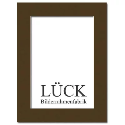 Standaard passe-partout 13x18 cm (9x13 cm) | chocoladebruin