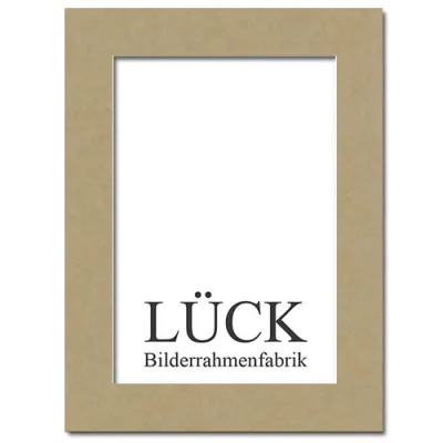 Standaard passe-partout 13x18 cm (9x13 cm) | truffel