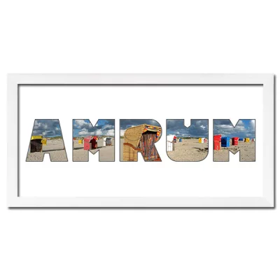 Thumbnail von Regiorahmen "Amrum" mit Passepartout Weiss