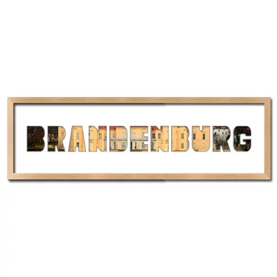 Thumbnail von Regiorahmen "Brandenburg" mit Passepartout Natur