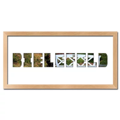 Thumbnail von Regiorahmen "Bielefeld" mit Passepartout Natur