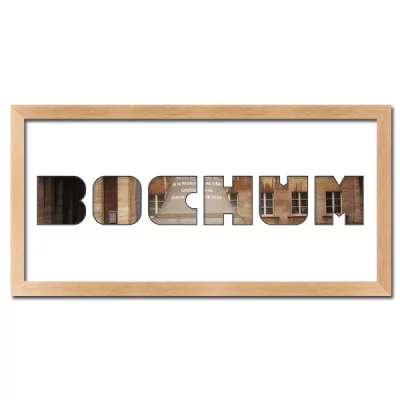 Thumbnail von Regiorahmen "Bochum" mit Passepartout Natur