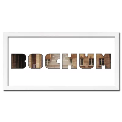 Thumbnail von Regiorahmen "Bochum" mit Passepartout Weiss