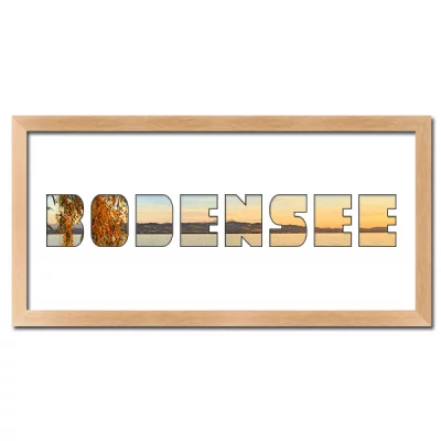 Thumbnail von Regiorahmen "Bodensee" mit Passepartout Natur