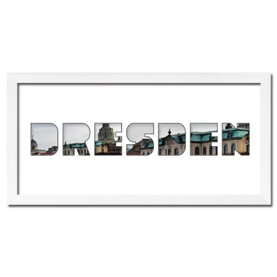Thumbnail von Regiorahmen "Dresden" mit Passepartout Weiss