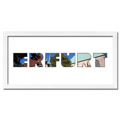 Thumbnail von Regiorahmen "Erfurt" mit Passepartout Weiss