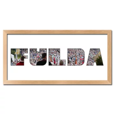 Thumbnail von Regiorahmen "Fulda" mit Passepartout Natur