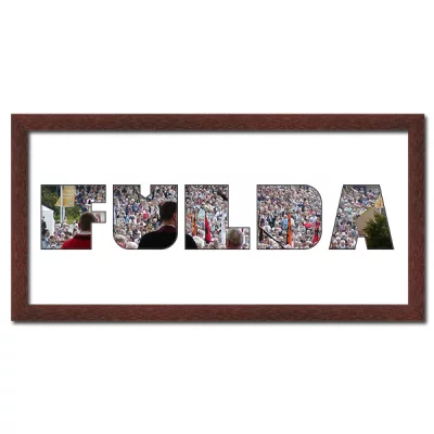 Thumbnail von Regiorahmen "Fulda" mit Passepartout Wenge
