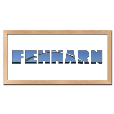 Thumbnail von Regiorahmen "Fehmarn" mit Passepartout Natur