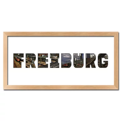 Thumbnail von Regiorahmen "Freiburg" mit Passepartout Natur