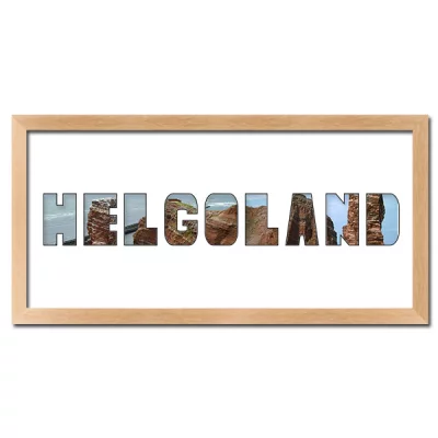 Thumbnail von Regiorahmen "Helgoland" mit Passepartout Natur