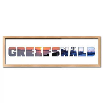 Thumbnail von Regiorahmen "Greifswald" mit Passepartout Natur