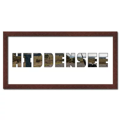 Thumbnail von Regiorahmen "Hiddensee" mit Passepartout Wenge