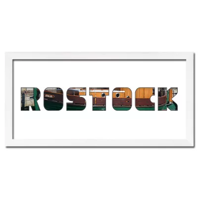 Thumbnail von Regiorahmen "Rostock" mit Passepartout Weiss
