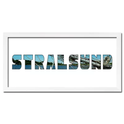 Thumbnail von Regiorahmen "Stralsund" mit Passepartout Weiss